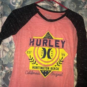Hurley long sleeved shirt